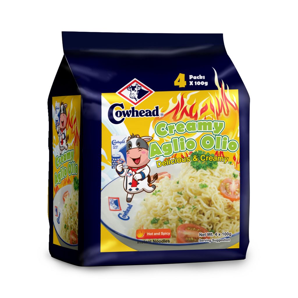 Cowhead Creamy Aglio Olio Noodles 4s 100gm