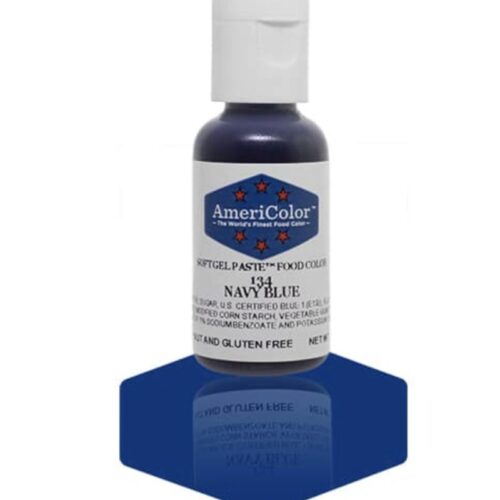 AMERICOLOR Soft Gel Paste Food Color Navy Blue 21g