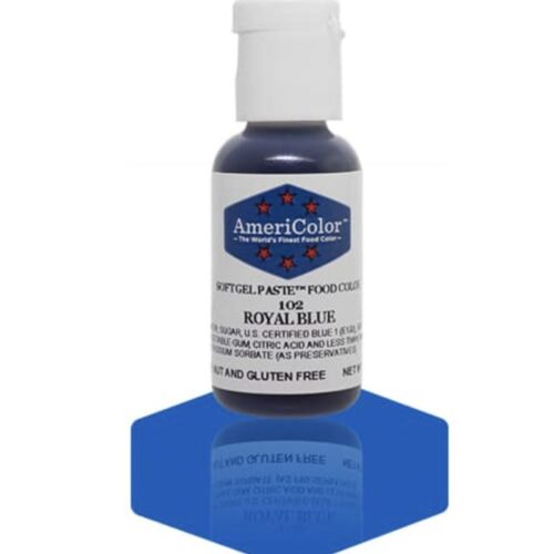 AMERICOLOR Soft Gel Paste Food Color Royal Blue 21g