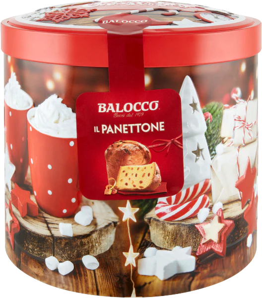 BALOCCO Cake Panettone In Latta Can 750gm