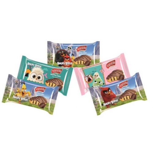 VANELLI Angry Bird Chocolate Waffle Cake 24s 40gm