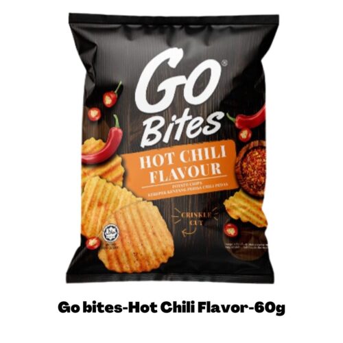 GO BITES Hot Chilli Flavour 60Gm