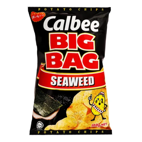 Calbee Big Pack Seaweed Potato Chips 180gm