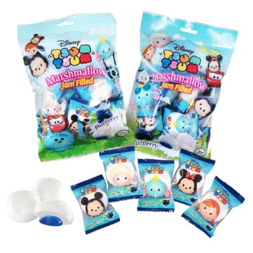 DISNEY Tsum Tsum Marshmallow Blueberry Jam Filled 90gm