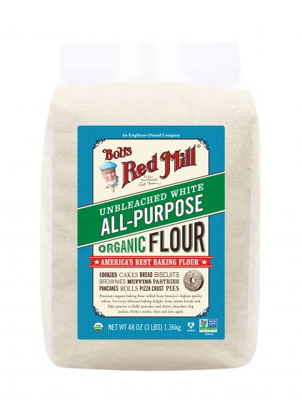 BOB'S RED MILL Organic All Purpose Unbleached White Flour 1.36kg
