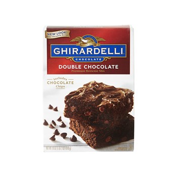 GHIRARDELLI Premium Double Chocolate Brownie Mix 510gm