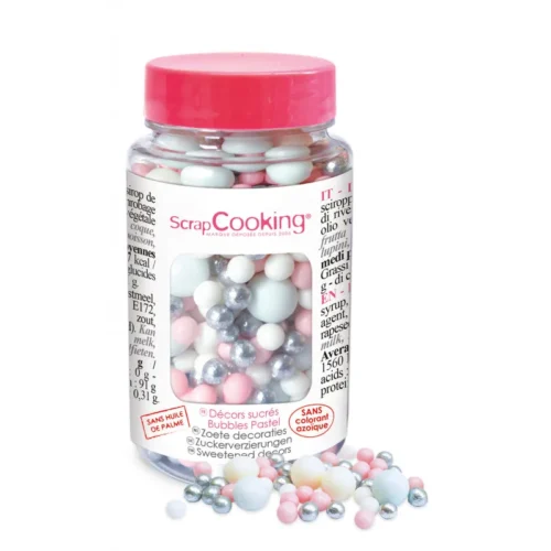 SCRAP COOKING Bubble Pastel Sprinkles 70gm