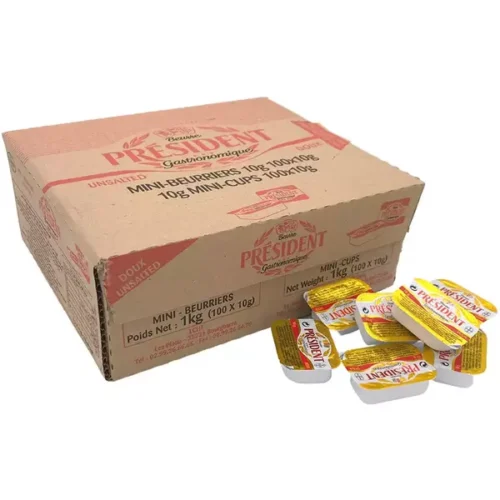 PRESIDENT Butter Unsalted Portion 10gm 20s