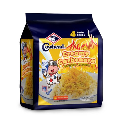 Cowhead Creamy Carbonara Noodles 4s 100gm