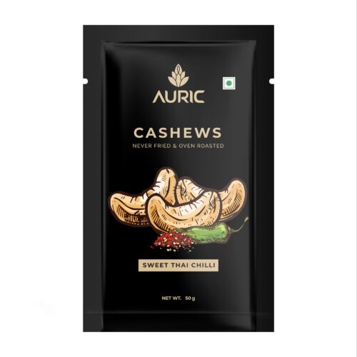 AURIC Roasted Almond Sweet Thai Chilli 50Gm