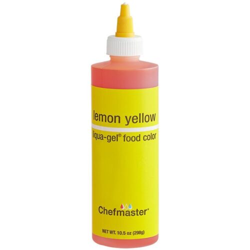 CHEFMASTER Liqua-Gel Food Color Lemon Yellow 298g