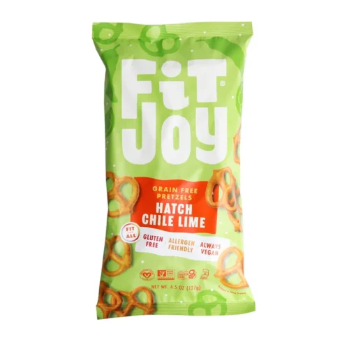 FITJOY Gluten Free Hatch Chile Lime Pretzels 127gm