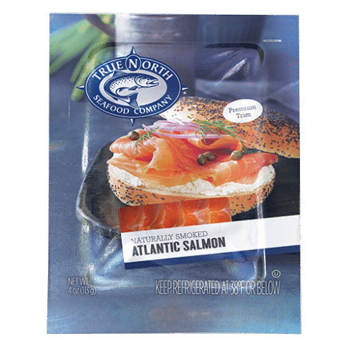 TRUE NORTH Cold Smoked Atlantic Salmon Sliced 113gm