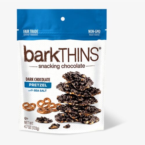 HERSHEY'S Bark Thins Dark Chocolate Pretzels 133gm