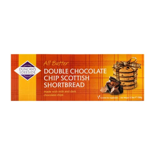 DUNCAN'S OF DEESIDE double chocolate chip scottish shortbread 150GM