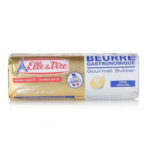 Elle & Vire Gourmet Butter Unsalted 500g