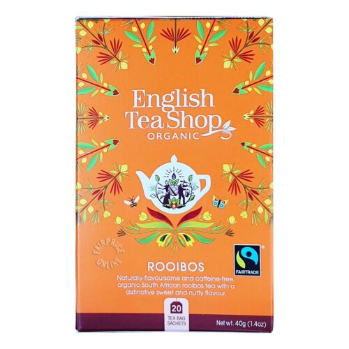 ENGLISH TEA SHOP Organic Rooibos Tea 20Tb 40gm