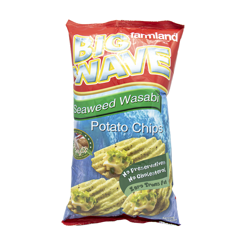 FARMLAND Big Wave Wasabi Potato Chips 150gm