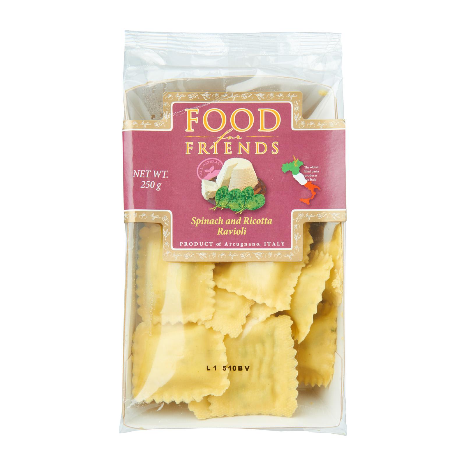 FOOD FOR FRIENDS Spinach and Ricotta Ravioli 250g