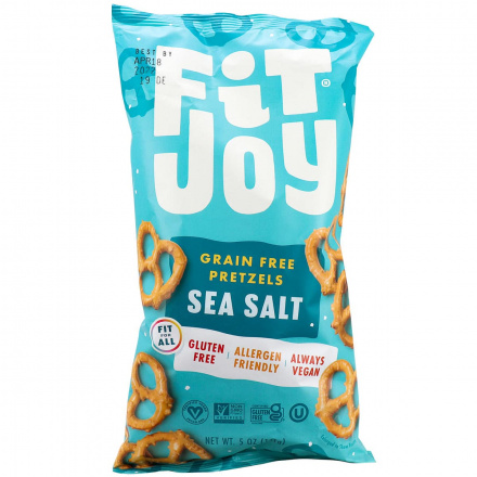 FITJOY Gluten Free Sea Salt Pretzels 127gm