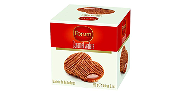 FORUM Caramel Wafers Biscuits 230gm