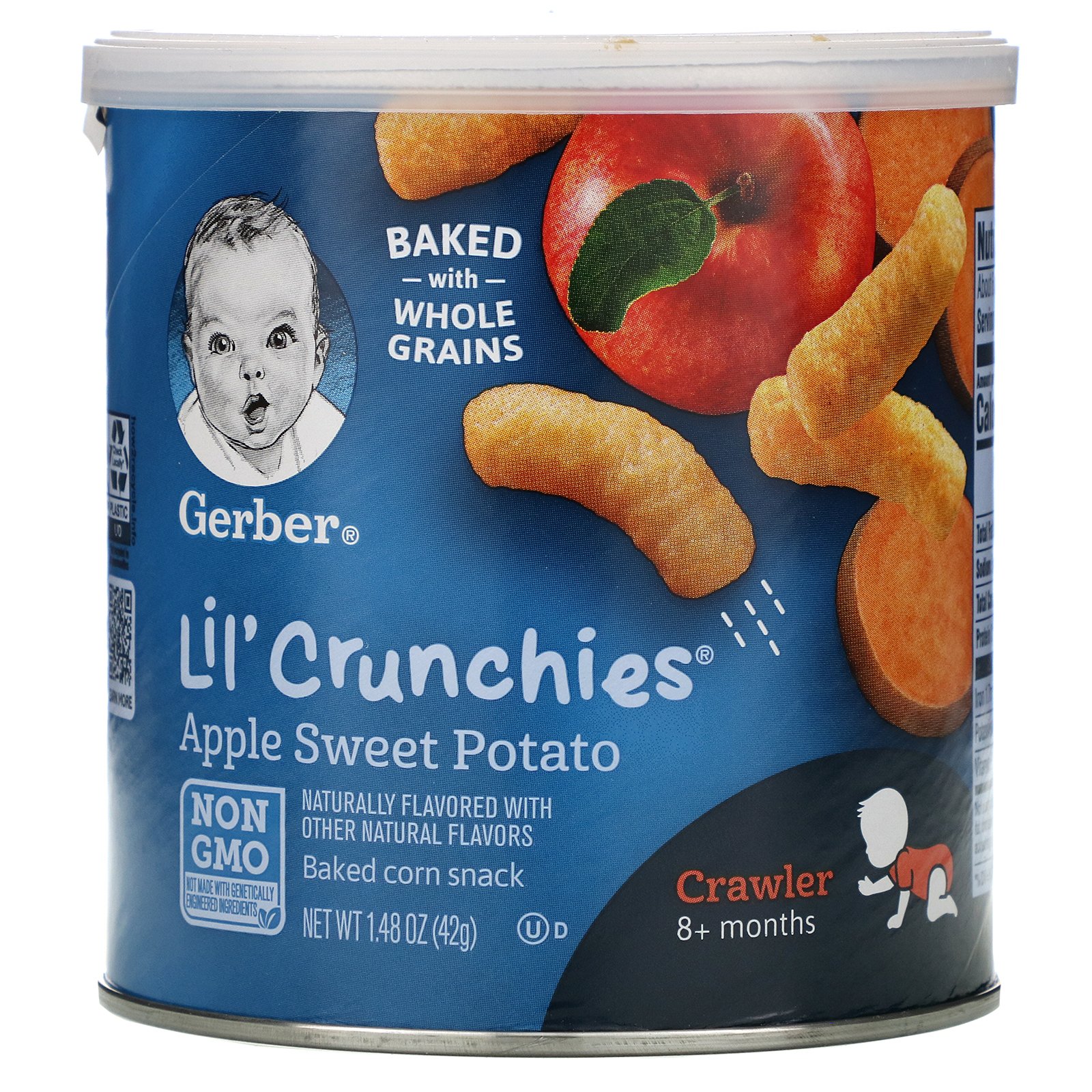 GERBER Lil' Crunchies Apple Sweet Potato 42g