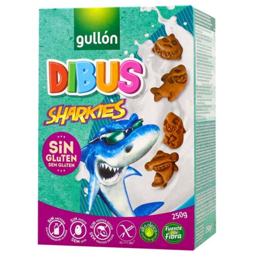GULLON Gluten Free Dibus Sharkies 250g