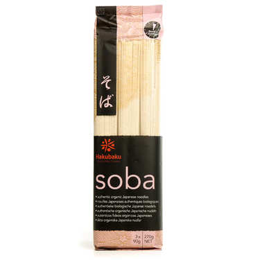 HAKUBAKU Organic Soba Noodles 270g