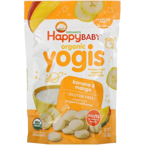 Happy Baby Organic Yogis Banana Mango 28g