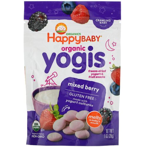 Happy Baby Organic Yogis Mixed Berry 28g