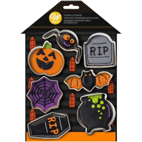 WILTON Halloween Haunted House Metal Cookies Cutters