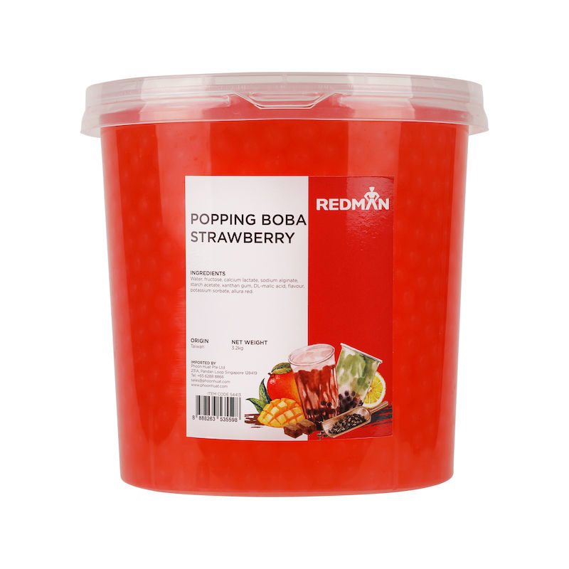REDMAN Strawberry Popping Boba 3.2kg