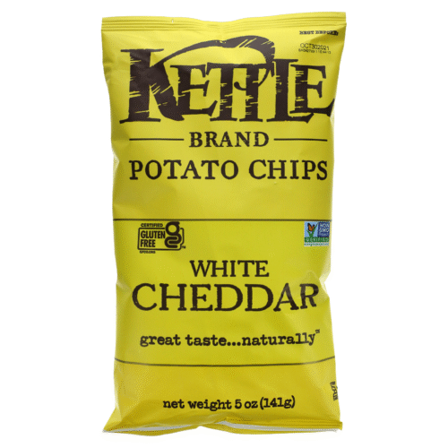 KETTLE White Cheddar Potato Chips 142g