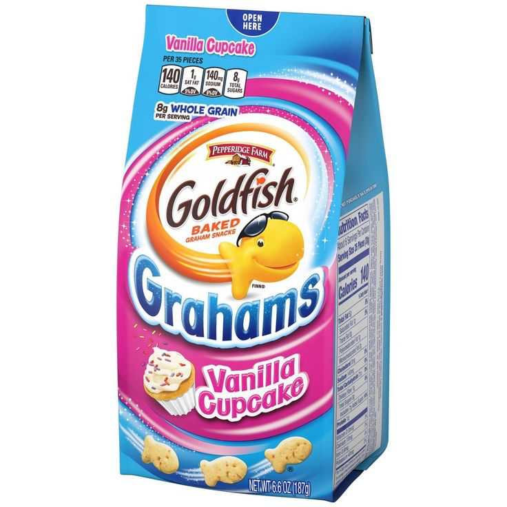 PEPPERIDGE FARM Goldfish Grahams Vanilla Cupcake 187g