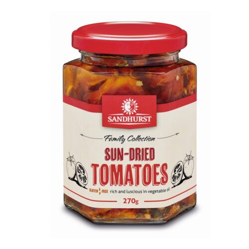 SANDHURST GF Sun Dried Tomatoes In Oil 270gm