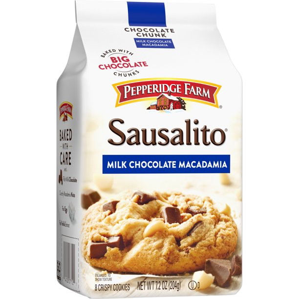 PEPPERIDGE FARM Sausalito Milk Chocolate Macadamia 204g