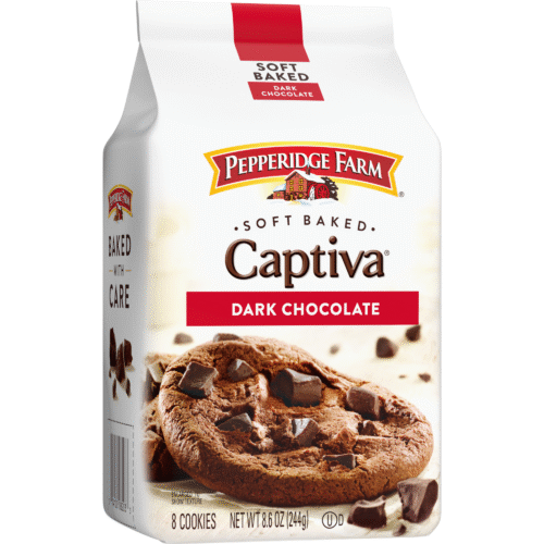 PEPPERIDGE FARM Softbaked Captiva Dark Chocolate 204g