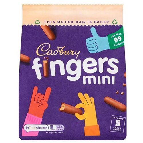 CADBURY Mini Fingers Chocolate 5s 96.5gm