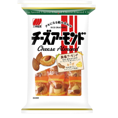 SANKO Cheese Almond Rice Cracker 44.3gm