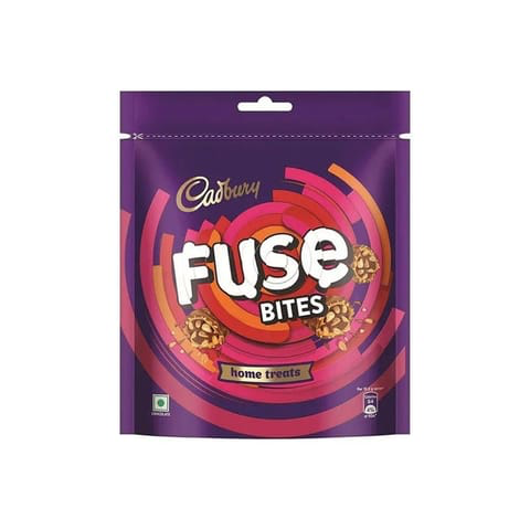 CADBURY Fuse Bites Peanut & Caramel Filled Choc Home Treats 7s 108.5gm