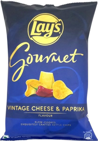 LAYS Gourmet Vintage Cheese & Paprika Chips 80gm