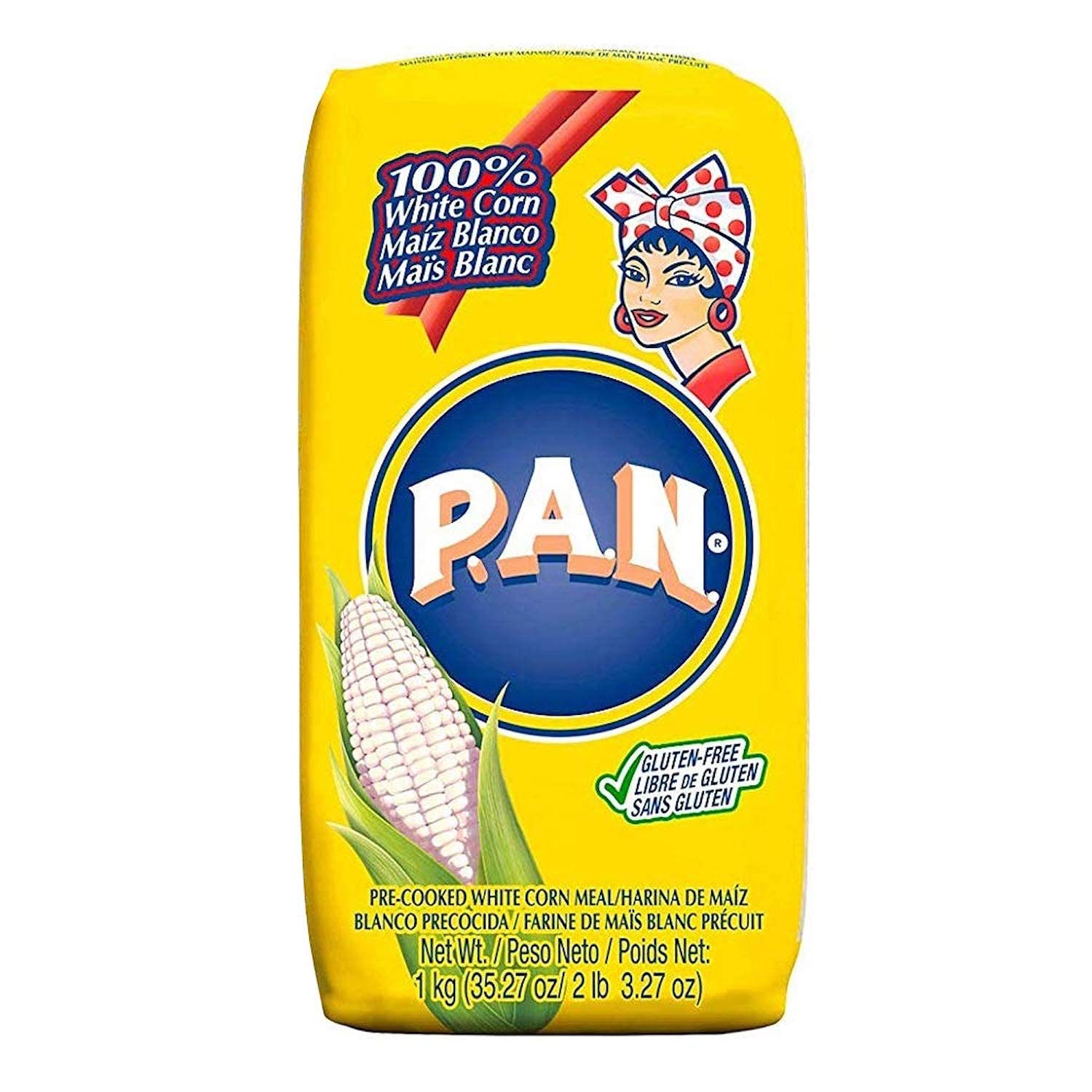 PAN Gluten Free Harina Cornmeal Flour 1kg