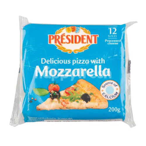 PRESIDENT Pizza Mozzarella Sliced 10s 200g
