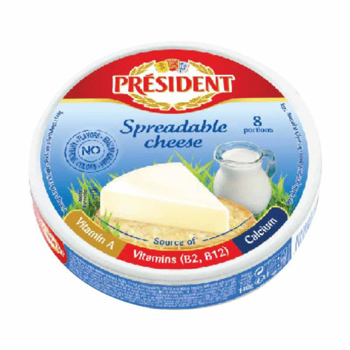 PRESIDENT Cheese Spread 8s 140g