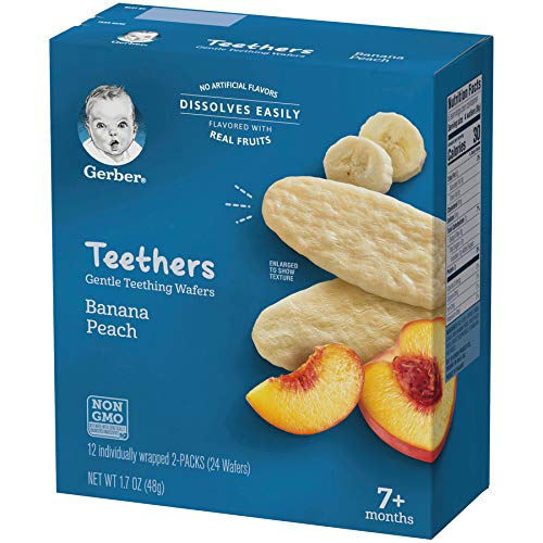 GERBER Teethers Banana Peach 48gm