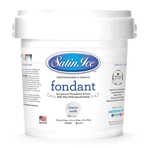 SATIN ICE White Vanilla Fondant 10Kg