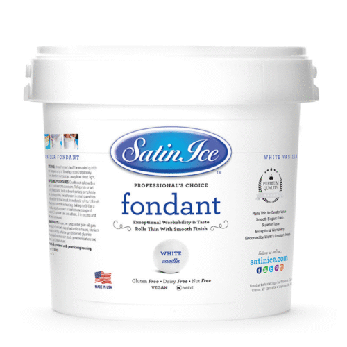 SATIN ICE White Vanilla Fondant 5Kg
