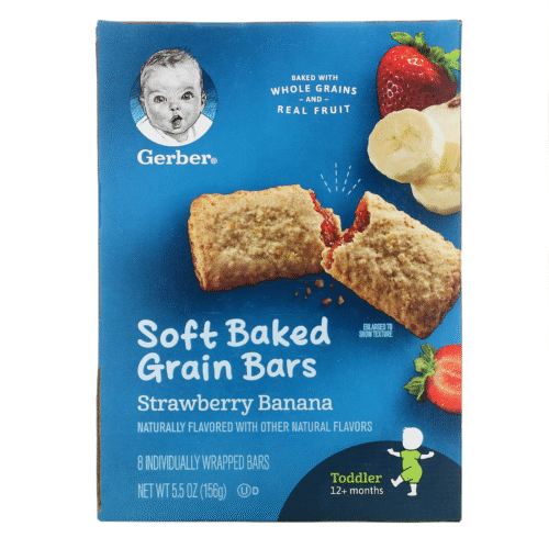 GERBER Soft Baked Strawberry Banana Bars 156gm