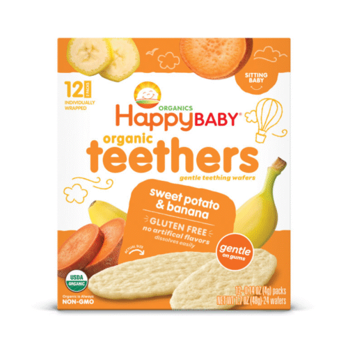 Happy Baby Organic Teethers Sweet Potato & Banana 48gm