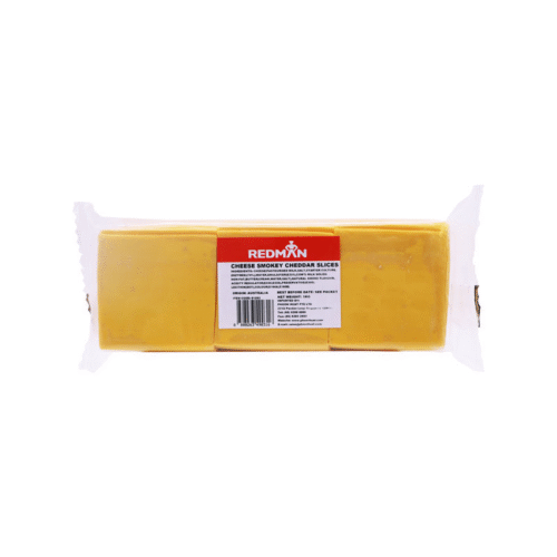 REDMAN Smoked Cheddar Sliced Cheese 1Kg